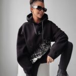 Bluza damska z nadrukiem Mickey Elin Ola Voga czarna