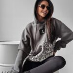 Bluza damska z nadrukiem Mickey Elin Ola Voga grafit