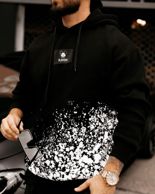 Bluza męska z kapturem Rowen Ola Voga czarna