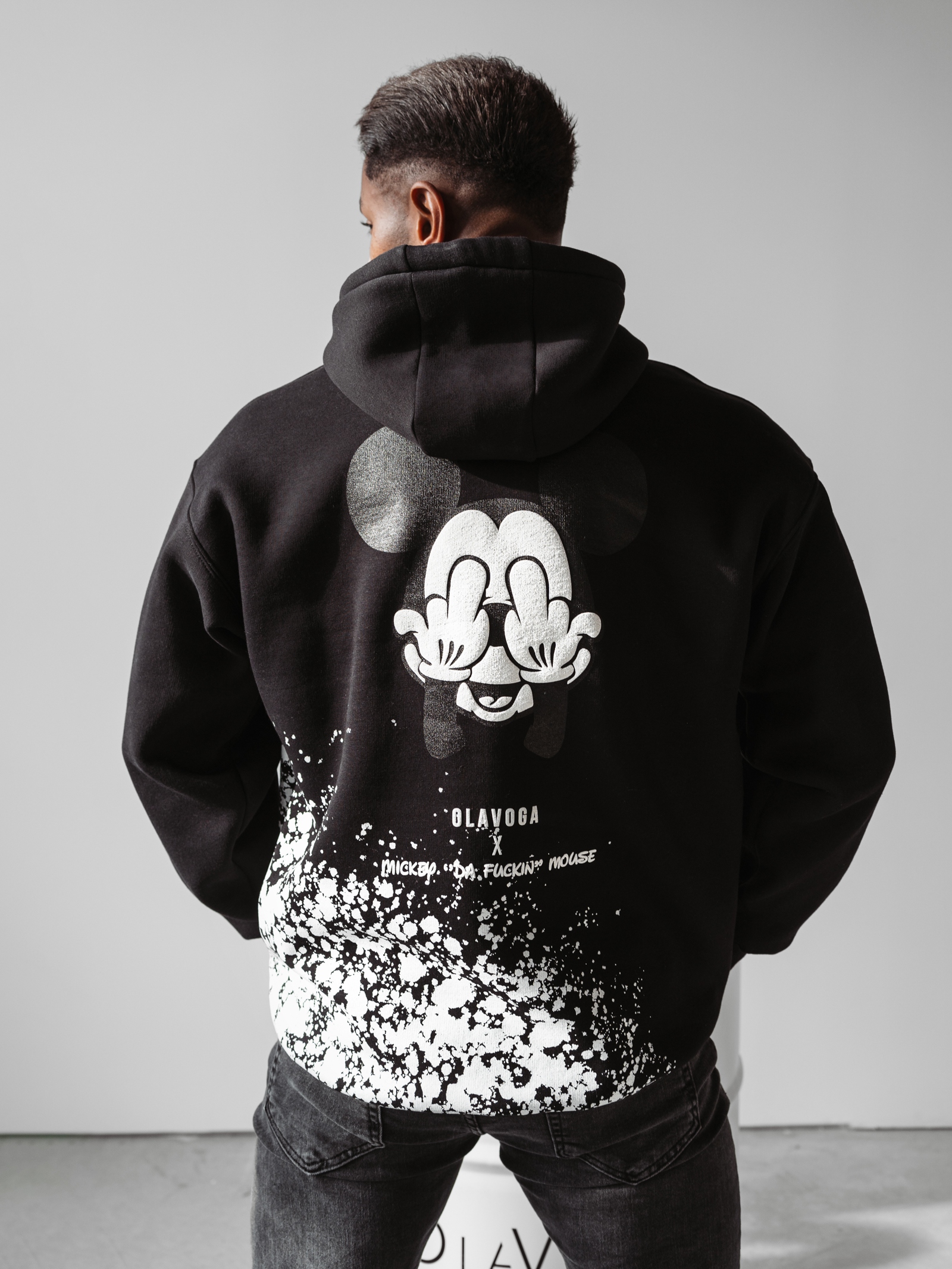 Bluza męska z kapturem Rowen Ola Voga czarna