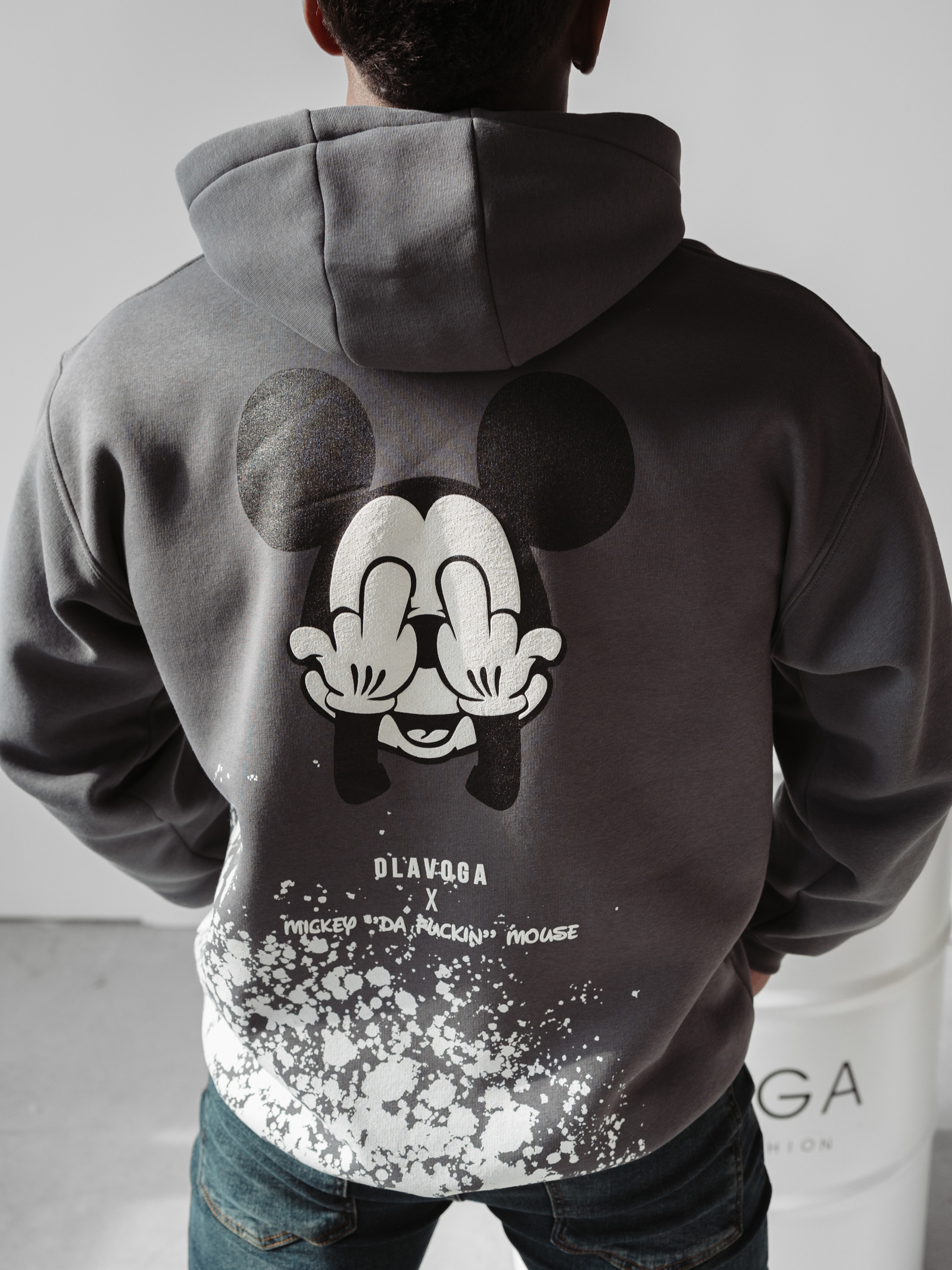 Bluza męska z kapturem Rowen Ola Voga grafitowa