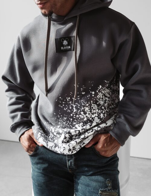 Bluza męska z kapturem Rowen Ola Voga grafitowa