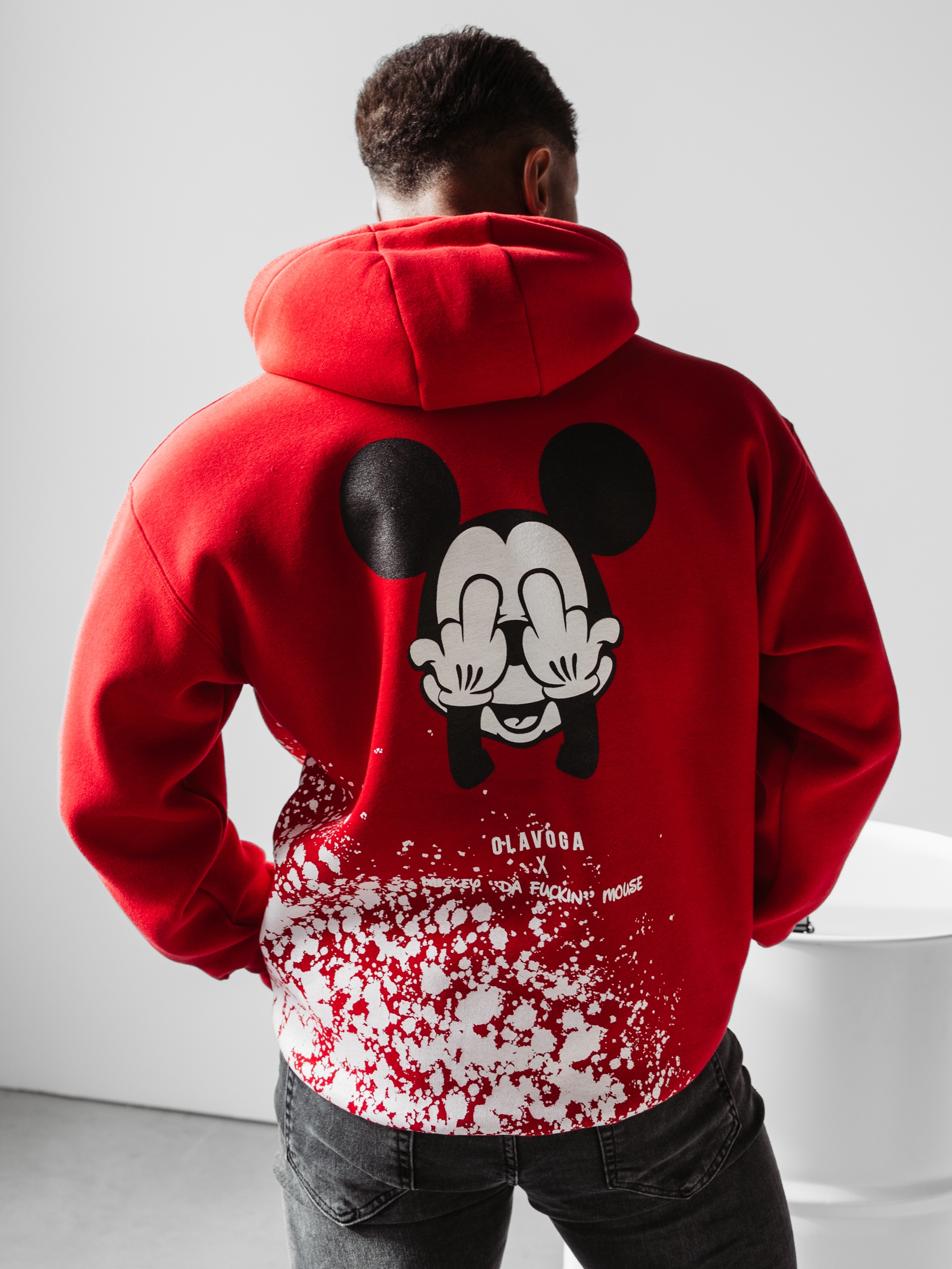 Bluza męska z kapturem Rowen Ola Voga czerwona Bluza męska z kapturem Rowen Ola Voga czerwona