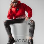 Bluza męska z kapturem Rowen Ola Voga czerwona