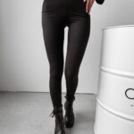 Legginsy z pasem wyszczuplającym Linnet Ola Voga czarne