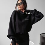 Sukienka dresowa Sia Ola Voga czarna