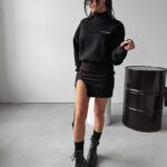 Sukienka dresowa Sia Ola Voga czarna