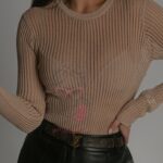 Spodnie skórzane Fogos czarne