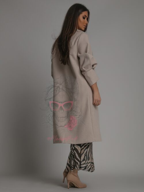 Płaszcz elegancki Matius beżowy