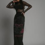 Body z siatki Popar czarne