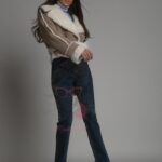 Kożuszek z barankiem Weago beżowy