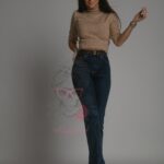 Sweter golf Milin cappuccino