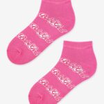 Stopki bawełniane damskie Baby Girl różowe