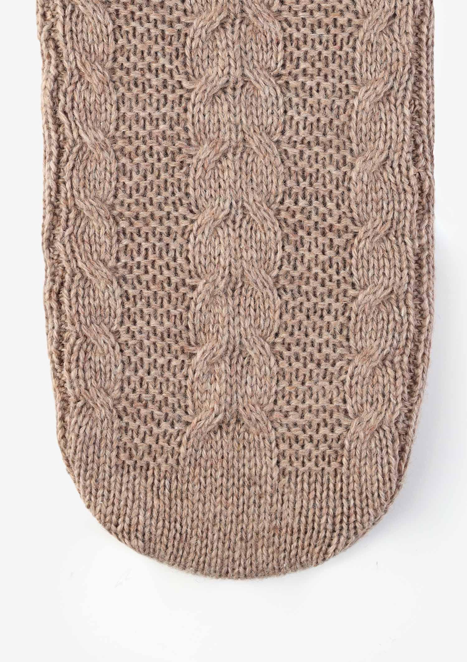 Skarpetki plecione bawełniane 100DEN cappuccino Skarpetki plecione bawełniane 100DEN cappuccino