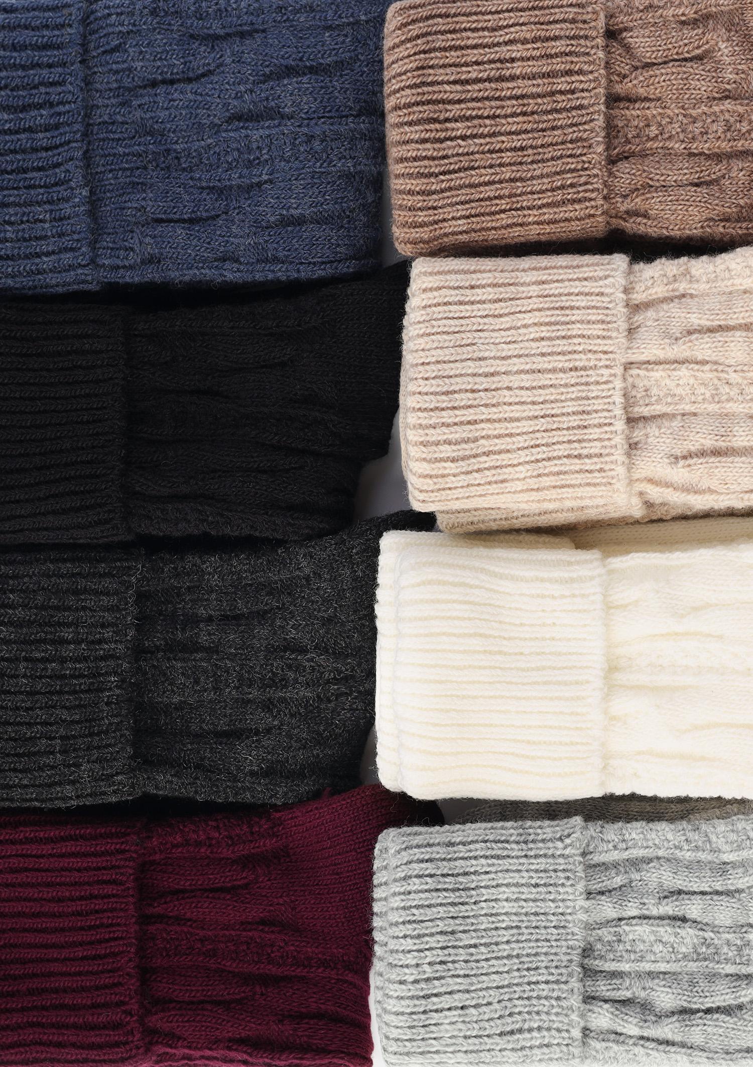 Skarpety damskie ciepłe z wełną czarne Skarpety damskie ciepłe z wełną czarne