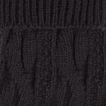 Skarpety damskie ciepłe z wełną czarne