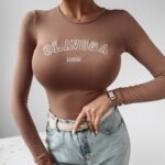 Body elastyczne Alina Ola Voga beżowe