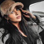 Czapka z futerkiem Giza Ola Voga c.beżowa