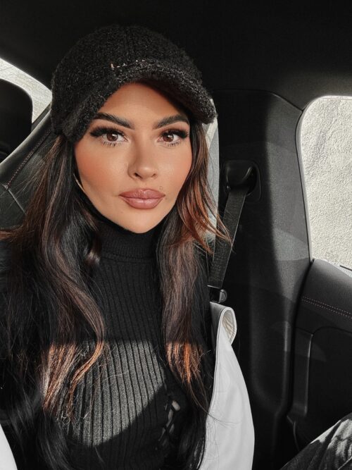 Czapka z daszkiem baranek Deano Ola Voga czarna