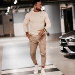 Sweter męski klasyczny Warren Ola Voga ecru