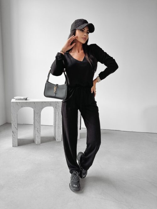 Kombinezon dzianinowy Sherry Ola Voga czarny