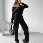 Kombinezon dzianinowy Sherry Ola Voga czarny