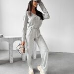 Kombinezon dzianinowy Sherry Ola Voga szary