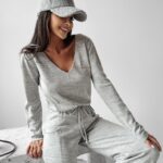 Kombinezon dzianinowy Sherry Ola Voga szary