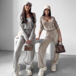 Kombinezon dzianinowy Sherry Ola Voga szary