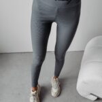 Legginsy z wyszczuplającym pasem Berry Ola Voga szare