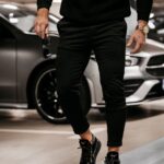 Spodnie męskie chinosy Zat Ola Voga czarne