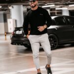 Spodnie męskie chinosy Zat Ola Voga szare