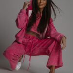 Komplet dresowy 3-częściowy Szafi dekatyzowany różowy