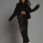 Komplet dresowy 3-częściowy Szafi dekatyzowany szary