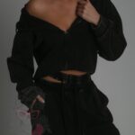 Komplet dresowy 3-częściowy Szafi dekatyzowany szary