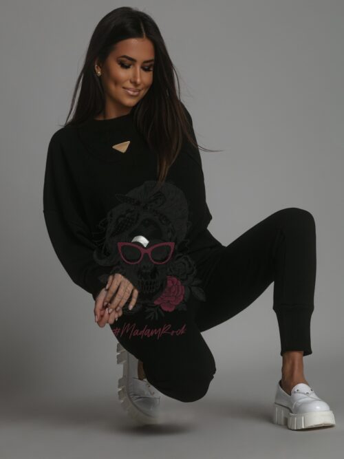 Komplet dresowy Laki Forgo czarny