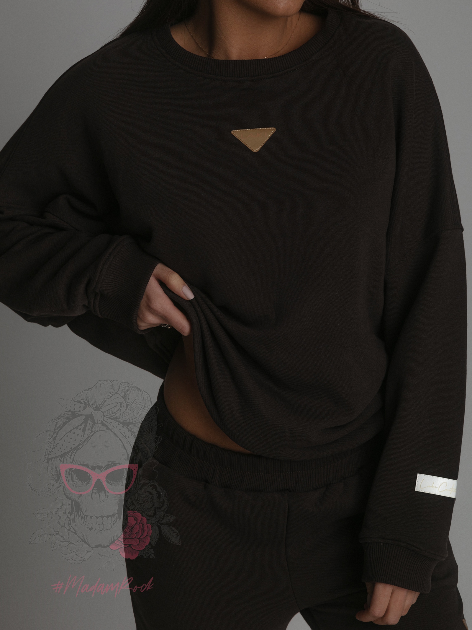 Komplet dresowy Laki Forgo brązowy