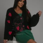 Sweter rozpinany Berry czarny