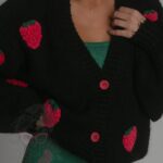 Sweter rozpinany Berry czarny