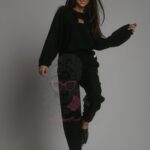 Komplet sweterkowy Cossy czarny