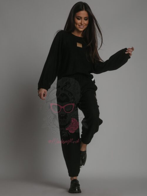 Komplet sweterkowy Cossy czarny