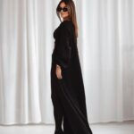 Kardigan maxi Tobos czarny