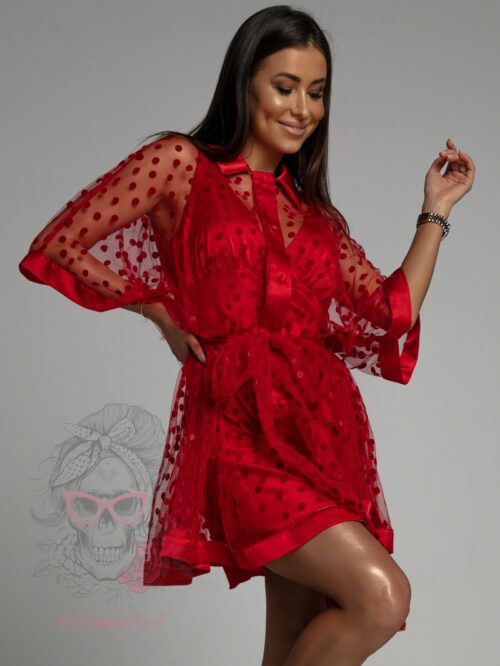 Sukienka 2-częściowa NB Politta czerwona