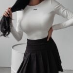 Body z wycięciem Junko Ola Voga ecru