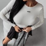 Body z wycięciem Junko Ola Voga ecru