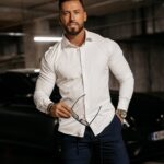 Koszula męska klasyczna Rinko Ola Voga biała