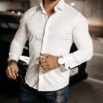 Koszula męska klasyczna Rinko Ola Voga biała