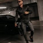 Koszula męska casual Tinley Ola Voga czarna