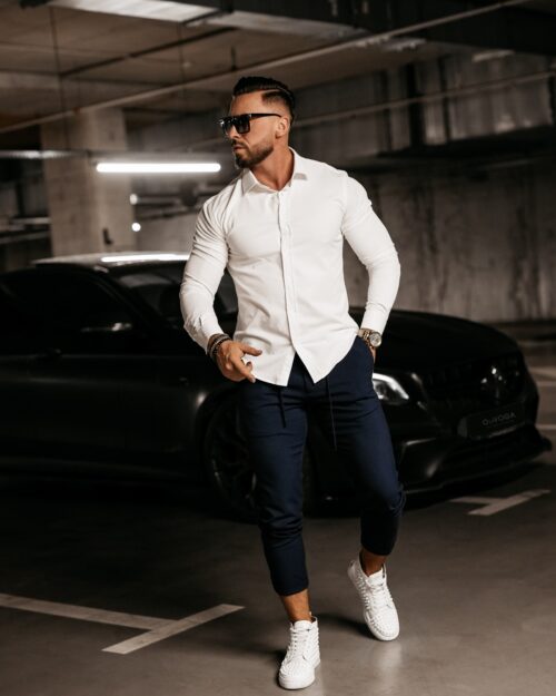 Koszula męska casual Tinley Ola Voga biała