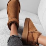 Śniegowce zamszowe Kylie Ola Voga karmelowe